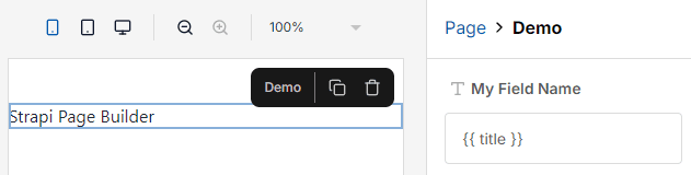 Strapi Page Builder
